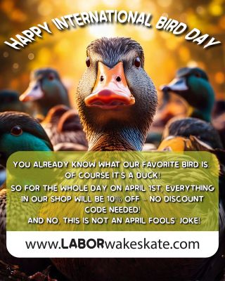 🦆🎉 Happy International Bird Day! 🎉🦆 Our favorite bird? Of course, it’s a DUCK! 🦆💛 And to celebrate, we’re giving you 10%...